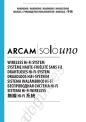 Arcam Solo Uno Manual De Instrucciones