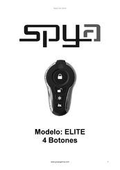 Genius Car Alarm Spya ELITE Manual Del Usuario