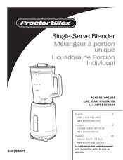 Proctor Silex 51151 Manual Del Usuario