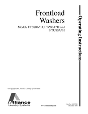 Alliance Laundry Systems FTS80A H Serie Instrucciones De Operación