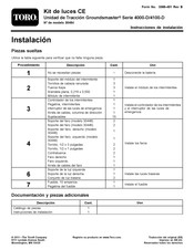 Toro 30454 Instrucciones De Instalación