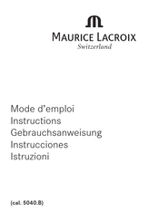 Maurice Lacroix 5040.B Manual De Instrucciones