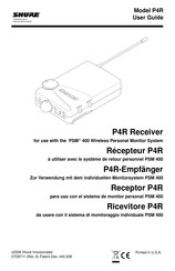 Shure P4R Manual De Instrucciones