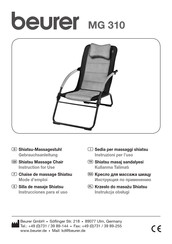 Beurer MG 310 Instrucciones Para El Uso