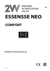 2VV ESSENSSE NEO COMFORT Instalación E Instrucciones De Uso