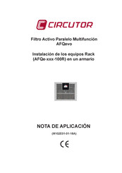 Circutor AFQe-100R Serie Nota De Aplicación