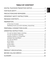 AOC L47H861 Instrucciones De Funcionamiento