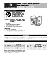 Franklin Electric FTSP Serie Manual Del Propietário