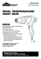 Homeright C800950 Manual De Instrucciones