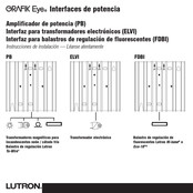 Lutron GRAFIK Eye ELVI Instrucciones De Instalación