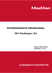 MacDon Draper D1 Manual Del Alumno