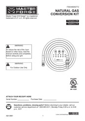 Master Forge 0050772 Manual De Instrucciones