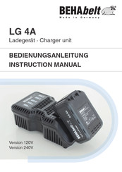 BEHAbelt LG 4A Manual De Instrucciones