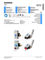 Siemens SIRIUS 3SE7310-1AE Serie Instructivo