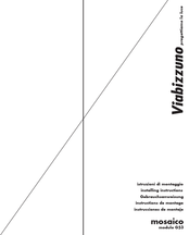 viabizzuno mosaico G53 Instrucciones De Montaje