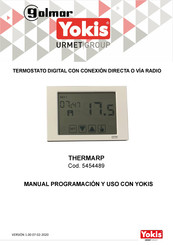 golmar Yokis THERMARP Manual Programación Y Uso