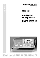 Hameg Instruments HM5010/5011 Manual