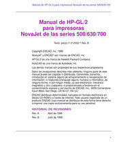 ENCAD NovaJet 700 Serie Manual