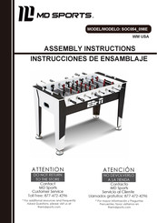 MD SPORTS SOC054_098E Instrucciones De Ensamblaje