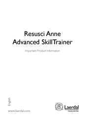 Laerdal Resusci Anne Advanced SkillTrainer Información Importante Del Producto