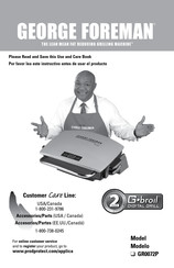 George Foreman GR0072P Manual De Instrucciones