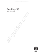 BeoPlay S8 Guía Rápida