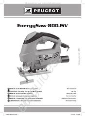 PEUGEOT EnergySaw-800JSV Manual