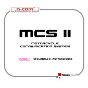 Nolangroup N-Com MCS II Seguridad E Instrucciones