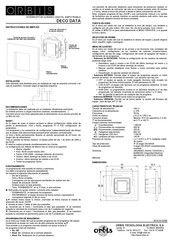 Orbis DECO DATA Instrucciones De Empleo