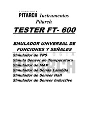 Pitarch FT-600 Manual Del Usuario