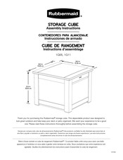 Rubbermaid 1Q11 Instrucciones De Armado