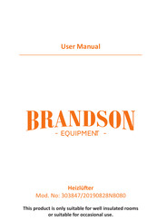 Brandson Equipment 20190828NB080 Manual De Usuario