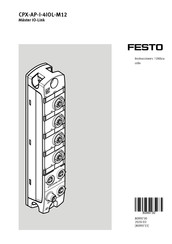 Festo CPX-AP-I-4IOL-M12 Instrucciones. Utilización