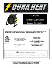 Dura Heat EUH1465 Manual De Instrucciones