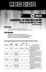 red lion RJC-75-PREM Instrucciones De Instalación