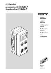 Festo CPX-FVDA-P Manual De Instrucciones