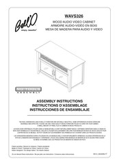 Bell'O WAVS326 Instrucciones De Ensamblaje