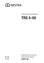 GESTRA TRS 5-50 Traducción Del Manual De Instrucciones Original