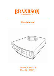 Brandson Equipment 301851 Manual Del Usuario