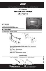 Metra 95-7521B Instrucciones De Instalación