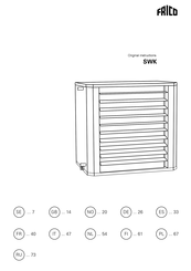 Frico SWK12 Instrucciones Originales