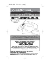 fireStorm FSD600 Manual De Instrucciones