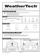 MacNeil WeatherTech Easy-On Instrucciones De Instalación