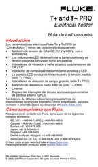 Fluke T+ Hoja De Instrucciones