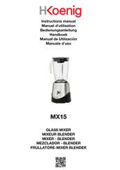 Hkoenig MX15 Manual De Utilización