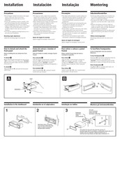 Sony CDX-C580RW Instalación / Conexiones