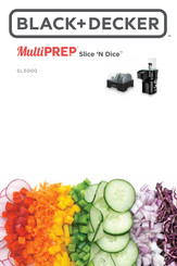 Black+Decker MultiPREP Slice 'N Dice SL3000 Manual De Instrucciones