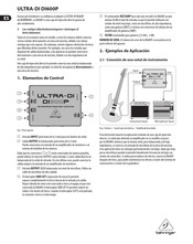 Behringer ULTRA-DI DI600P Manual De Instrucciones