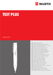 Würth TEST PLUS Traducción Del Manual De Instrucciones De Servicio Original