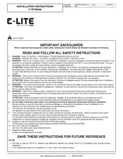 Cree C-LITE C-T8 Serie Instrucciones De Instalación